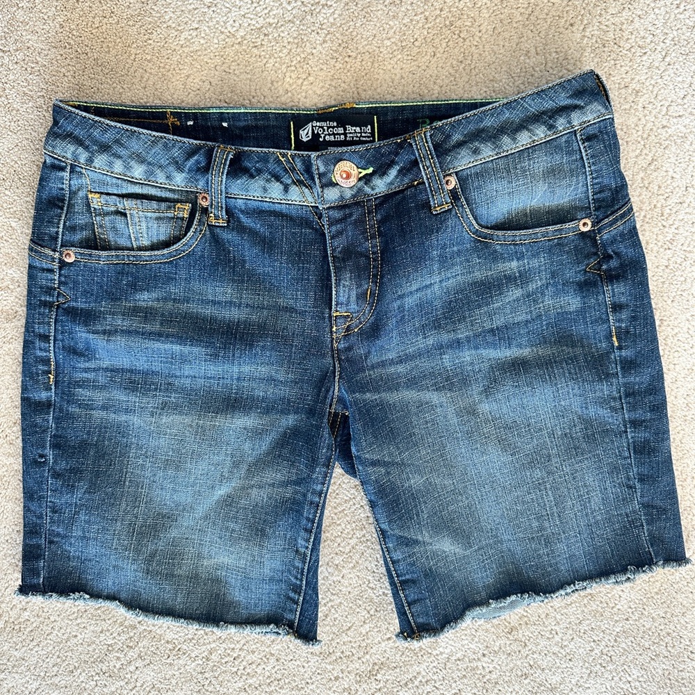 Volcom Revolver Boyfriend Jean Shorts